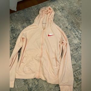 Pink Nike sweatshirt